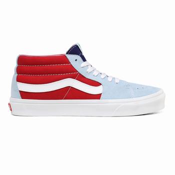 Vans Sunshine Sk8-Mid - Miesten Korkeavartiset tennarit - Monivärinen/Valkoinen